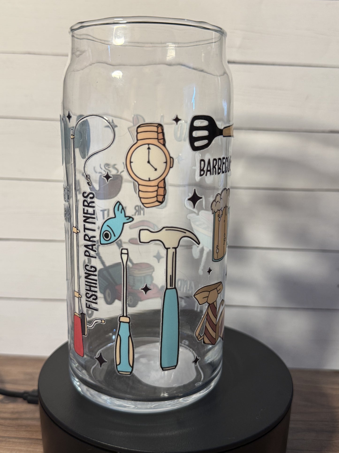 Awesome dad beer glass