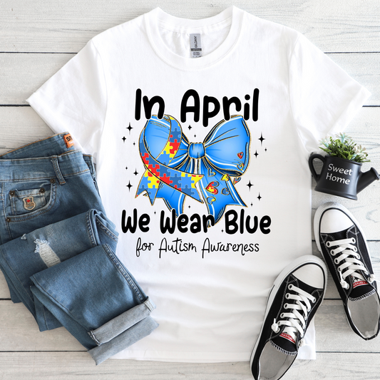 In april we wear blue